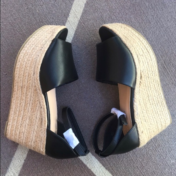New open toe espadrille wedge 9&10 left - Picture 4 of 6